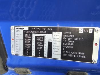 Scania R500 6x2*4 / HMF 28 t/m KRAAN / CRANE / KRAN